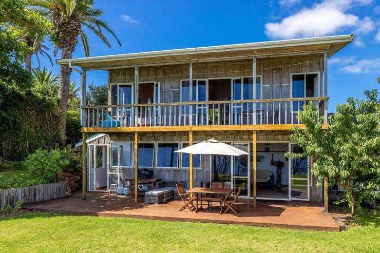 9 Pah Road, at Onetangi, on Waiheke Island, boasts clear sea views and is near the beach. Photo / Supplied