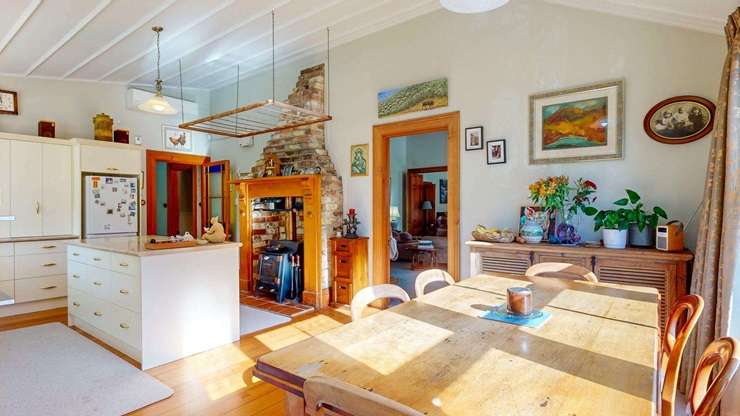 A historic villa perched on a hill overlooking the Thames Coast was built by Scot Robert Graham in 1877. Photo / Supplied