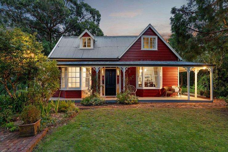 A four-bedroom, three-bathroom home on The Terrace, in Governors Bay, sold for <img.35m at a heated auction last week. Photo / Supplied