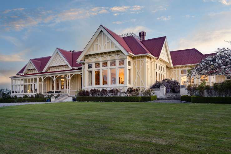 This two-bedroom bach for sale at 412 Engelbrechts Road, in Waimate, Canterbury was originally the Mt Michael Station Wool Shed. Photo / Supplied