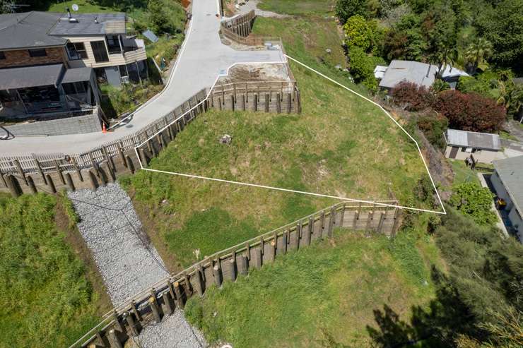 The 1432sqm section for sale on 27 Bellfield Place, in Bethlehem, Tauranga. Photo / Supplied