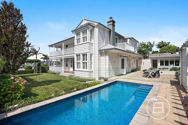 The historic property at 37 Hepburn Street, in Freemans Bay, was bought last April for $3.85m and is now being sold for $3.095m.  Photo / Supplied