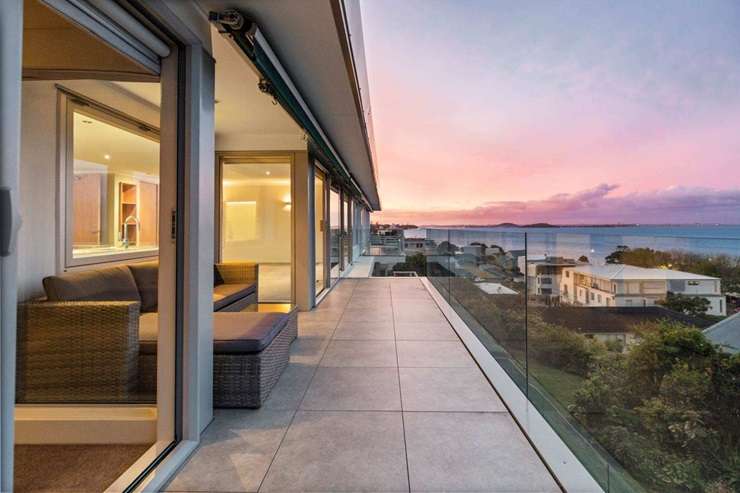 Five bidders competed for a 1960s two-bedroom apartment on Polygon Road, in St Heliers, Auckland, at a Barfoot & Thompson's auction last week. Photo / Supplied