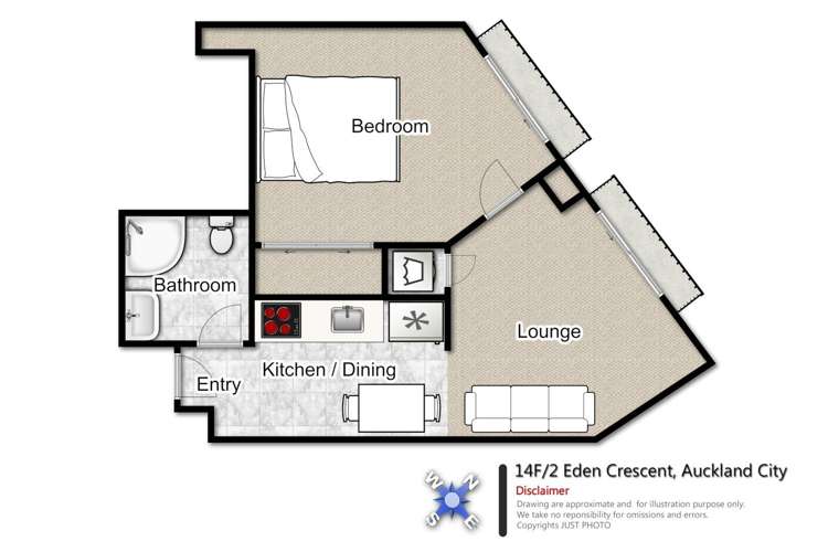 14f/2 Eden Crescent Auckland Central_9