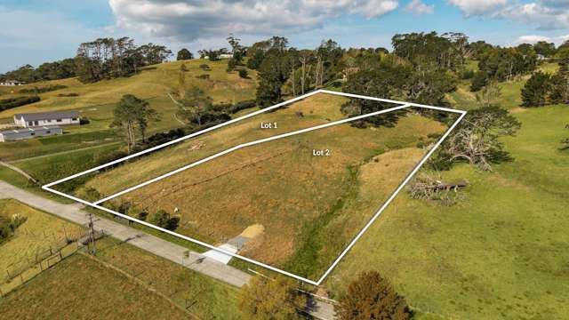 Two North-Facing 1ha Lifestyle Sections