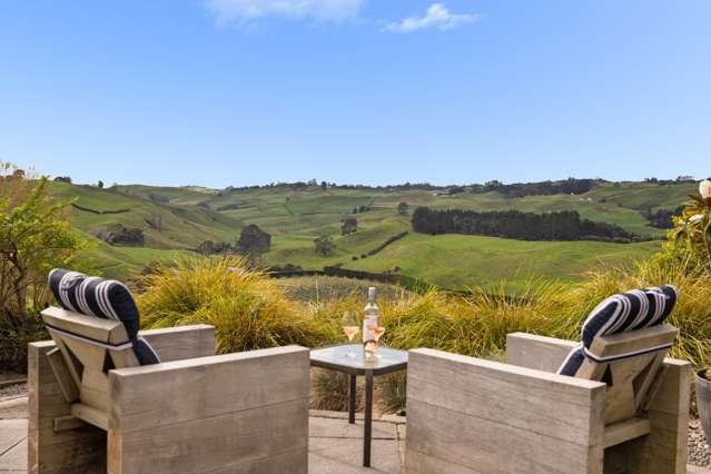 Private oasis framed by panoramic views