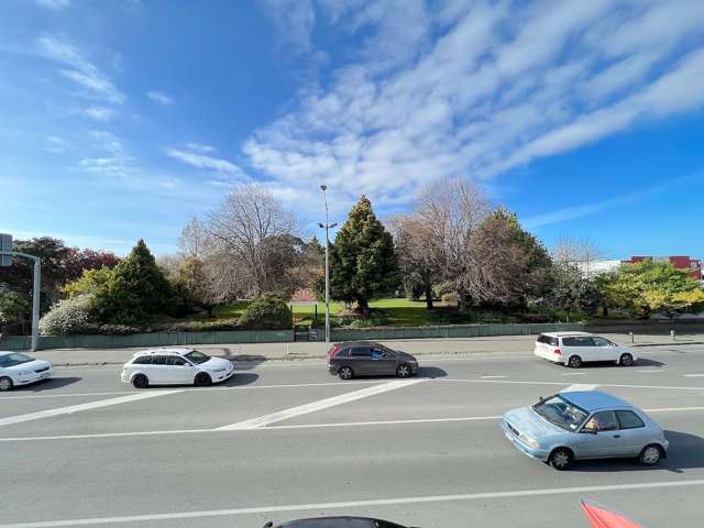 Post quake built apartment with double glazing.