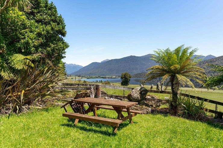 Hidden Valley Lodge on the shore of Lake Poerua has been a popular spot for holiday-makers and fishing fans. Photo / Supplied