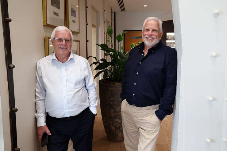 Paul, left, and Jono Sissons: 