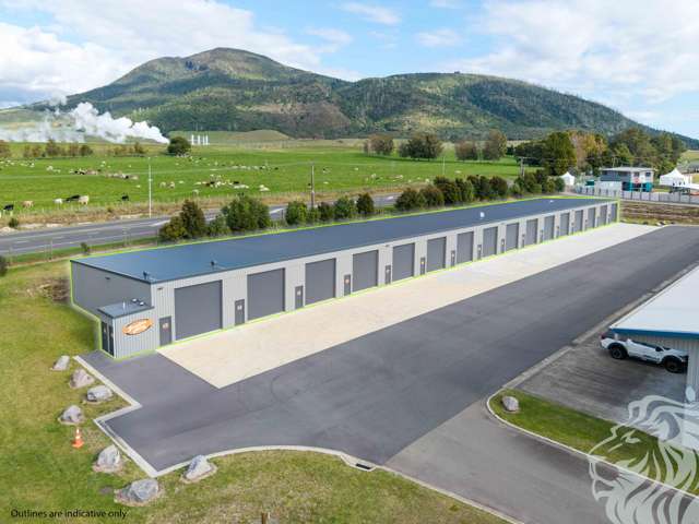 Motorsport Sheds at Gasoline Alley, Taupō