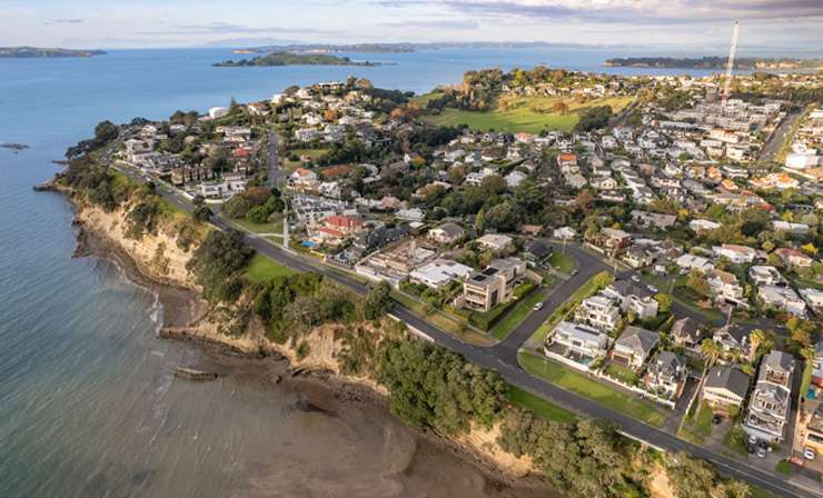 Part of Graeme Hart's clifftop estate in Auckland's Glendowie