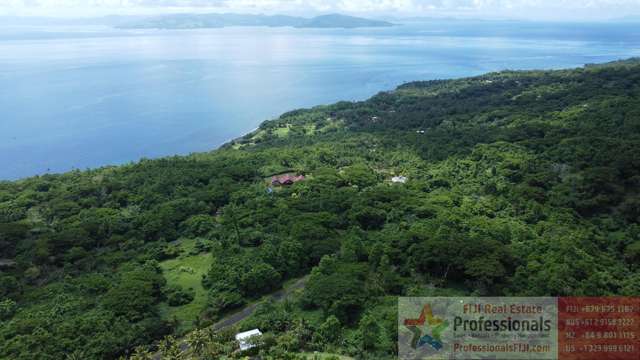 Oceanview Freehold land on Fiji's Garden Island backing up to Forest Reserve