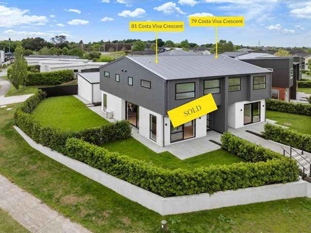 3 have SOLD!  Brand New, Freehold in Karaka Lakes