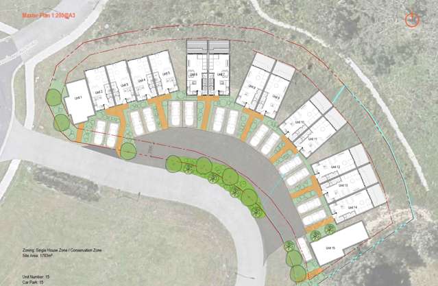 Prime 1783 sqm Site with Plans for 15 Houses