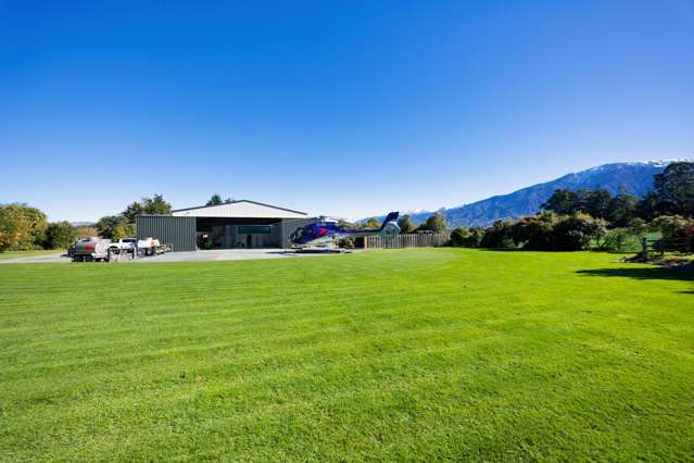 A home with a hangar