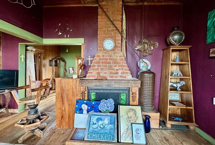 The two-bedroom cottage on Park Lane, in Pounawea, Otago, sits across from the estuary. Photo / Supplied