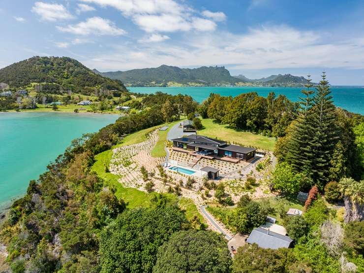 The luxury home on Nook Road, in Whangārei Heads, was Northland’s highest auction sale this year. Photo / Supplied