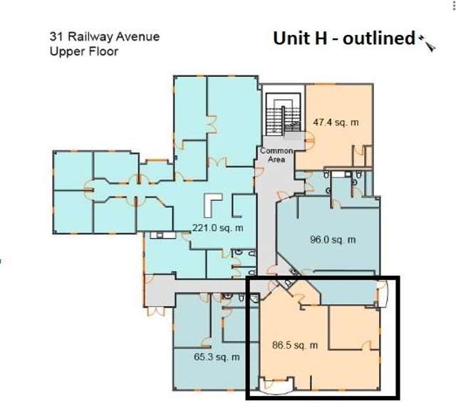 First Floor. Unit H, 31 Railway Avenue Alicetown_1