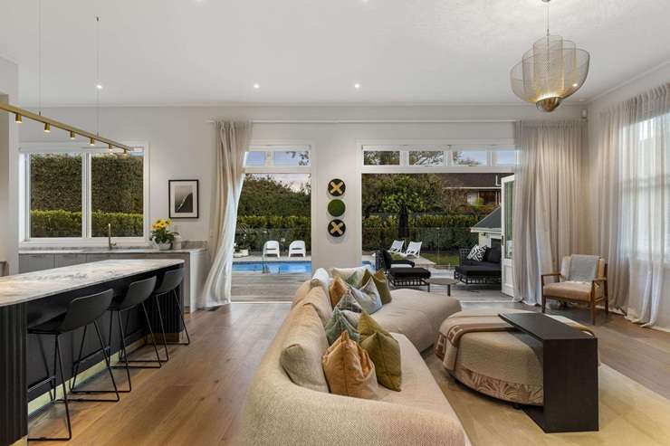 A recently renovated four-bedroom villa at 15 Wapiti Avenue, in Epsom, Auckland, is ticking all the boxes for buyers. Photo / Supplied