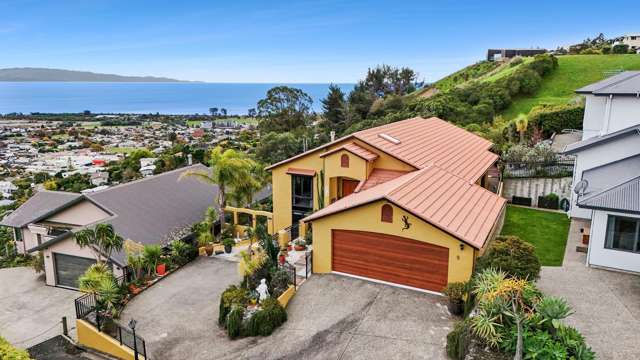 Spacious Spanish-Style Home with Stunning Bay View