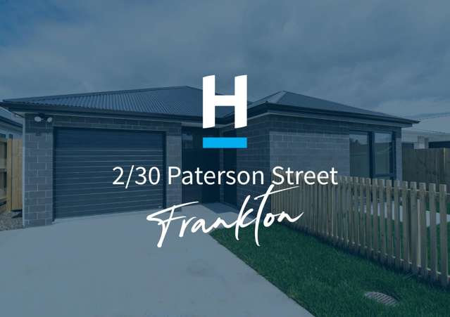 Modern Living in the Heart of Frankton