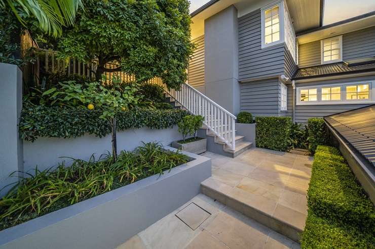 modern townhouse with pool at 8 Furneaux Way Remuera