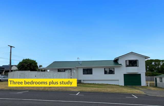 Three bedrooms plus study