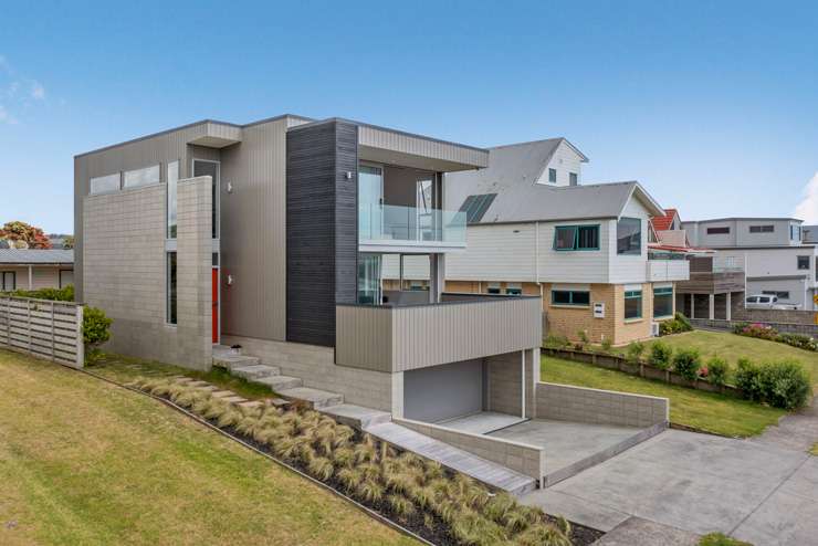 A stunning modern bach on Beach Road, Whangamata, Coromandel, which sold in July for $4.8m. Photo / Supplied