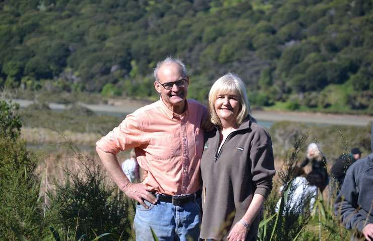 The Te Matuku Peninsula estate of Sir Rob Fenwick is one of the few remaining large land holdings left on Waiheke Island. Photo / Supplied