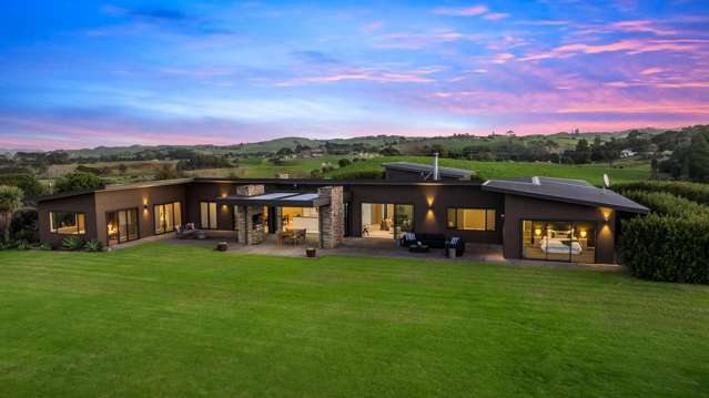 Sprawling estate with architectural flair.