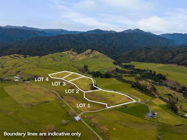 FOUR LOTS. REMARKABLE SETTING!