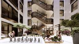 Hydrangea-inspired Kubrick apartments bring bold colour to Freemans Bay