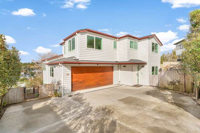 Spacious Living, Dual Kitchen & Rangi Views