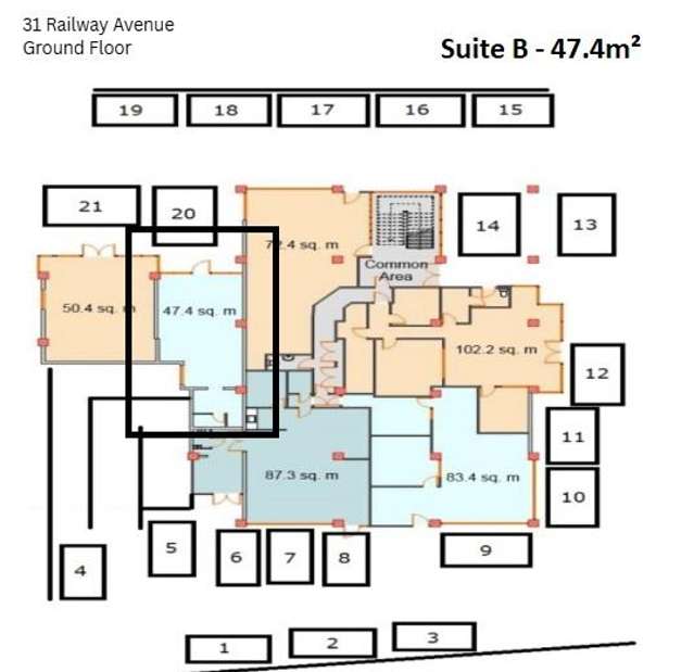 Ground Floor. Suite B, 31 Railway Avenue Alicetown_1