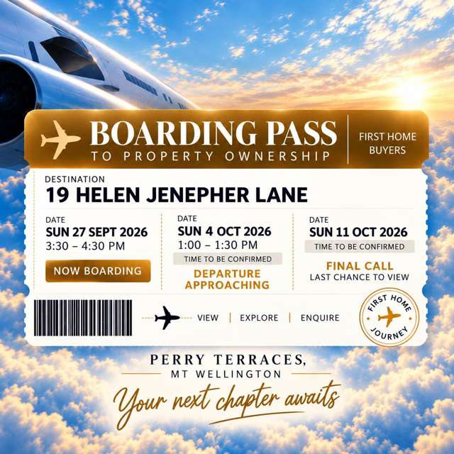 YOUR BOARDING PASS TO PROPERTY OWNERSHIP