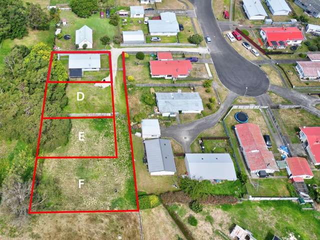 Affordable sections with a rural outlook