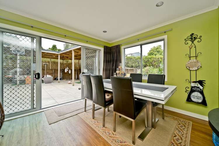Dining area opening outdoors at 1/625 Peacockes Road · archived listing