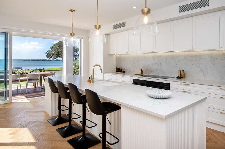 The owners of the Shelly Beach Parade, Cockle Bay, nailed the coastal style with the help of Australian renovation superstars Three Birds Renovation. Photo / Supplied