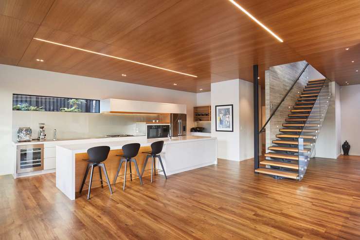 The four-bedroom home on Waikawa Road, overlooking Picton Marina, had attracted nine offers. Photo / Supplied