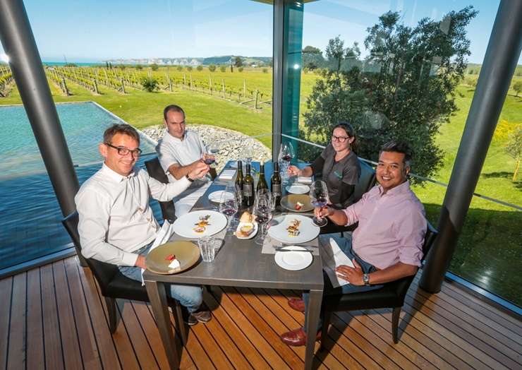 Elephant Hill, in Hawke's Bay, is one of New Zealand's leading wineries. The properties that make up the estate are on the market for sale, and can be bought separately or together. Photo / Supplied