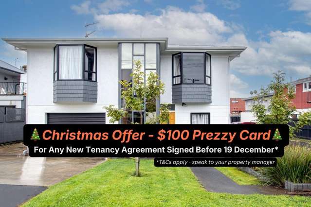 Spacious three bedroom home, central location