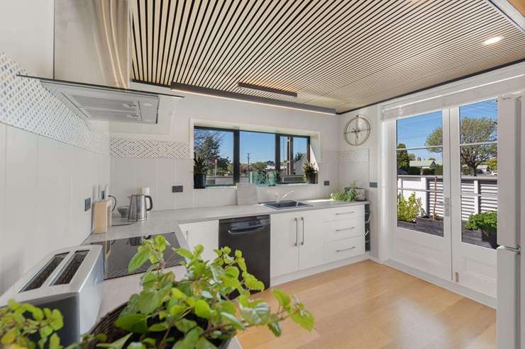 Builder Gary Frazer transformed a 1930s butchery on Huron Street, in Gore, into a one-of-a-kind two-bedroom home. Photo / Supplied