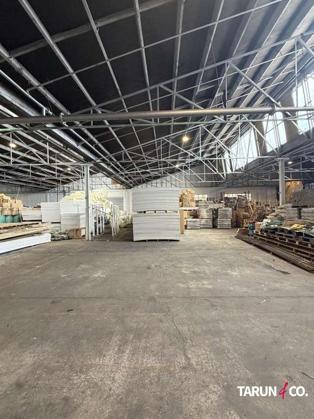 1,200sqm Warehouse - $150/sqm Gross