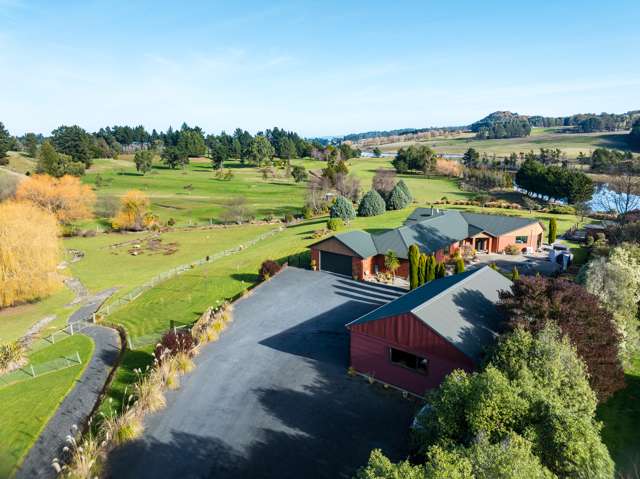 Exceptional home with park-like grounds and views