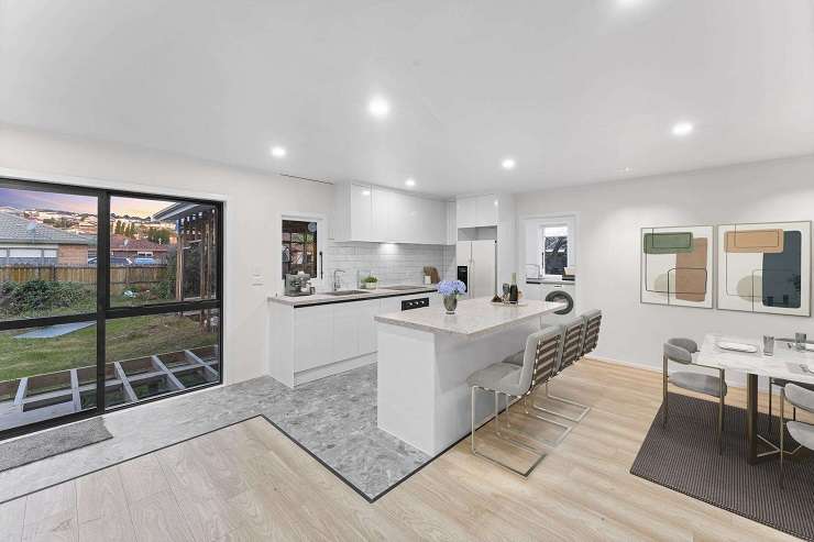 The four-bedroom bungalow on Dominion Road, Papakura, sold to a builder for $744,000.  Photo / Supplied