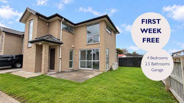 Modern and Spacious 4-bedroom home