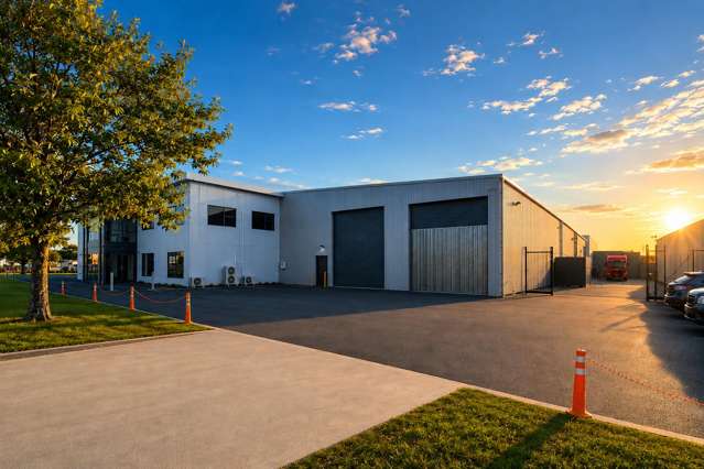 Large Papamoa industrial facility