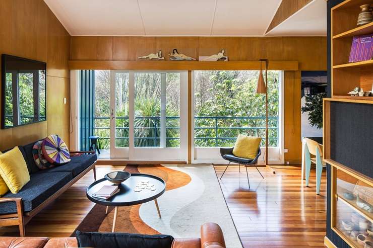 The three-bedroom home at 18 Churchill Drive, in Wilton, Wellington, is seeking enquiries over <img.095m. Photo / Supplied