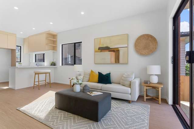 Corner Near New Townhouse with Harbour & Rangitoto Views