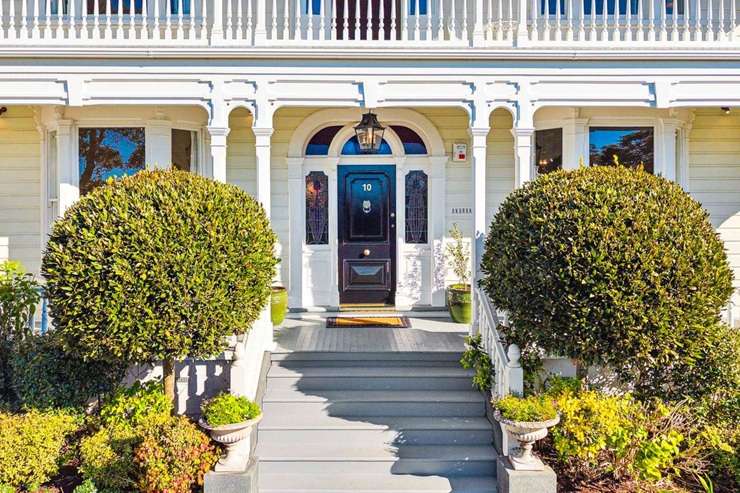 A stately villa on London Street, in Auckland's St Marys Bay, was snapped up by a young family late last month. Photo / Supplied